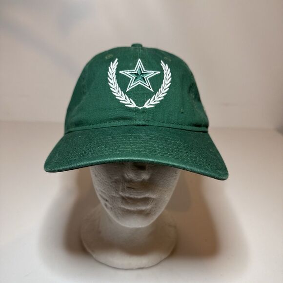 Dallas Cowboys New Era Leaves 9TWENTY Adjustable Hat Women’s Hat Kelly Green - Picture 1 of 6